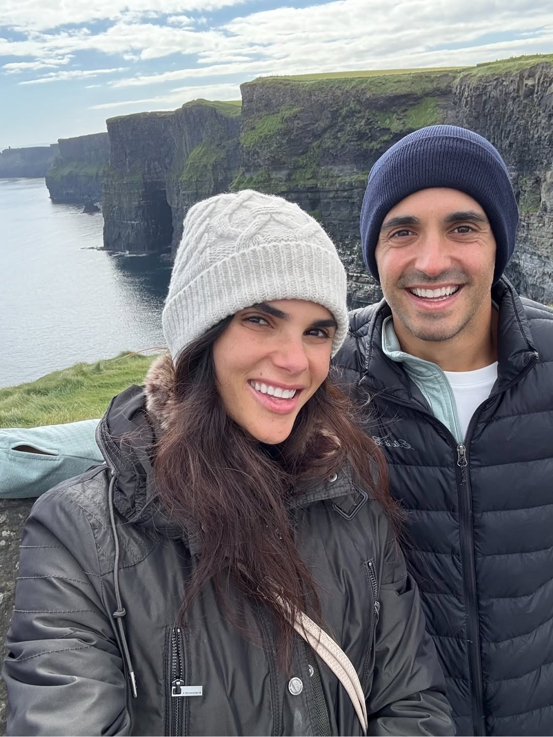Nicole and David at Cliffs of Moher